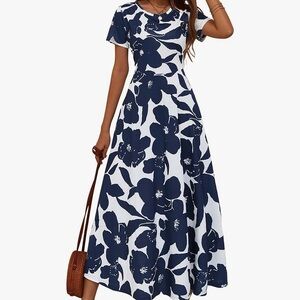 Floral Print Midi/Maxi Dress ,NWOT